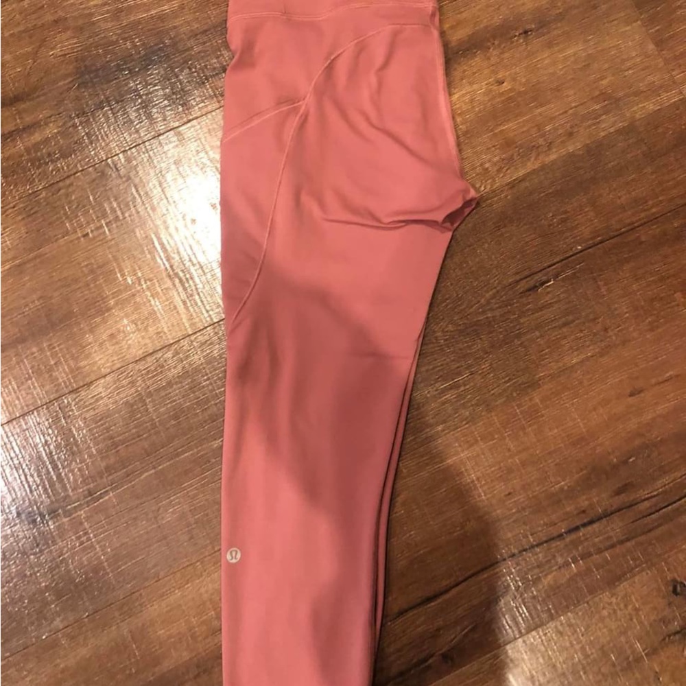 Lululemon pink leggings, like brand new